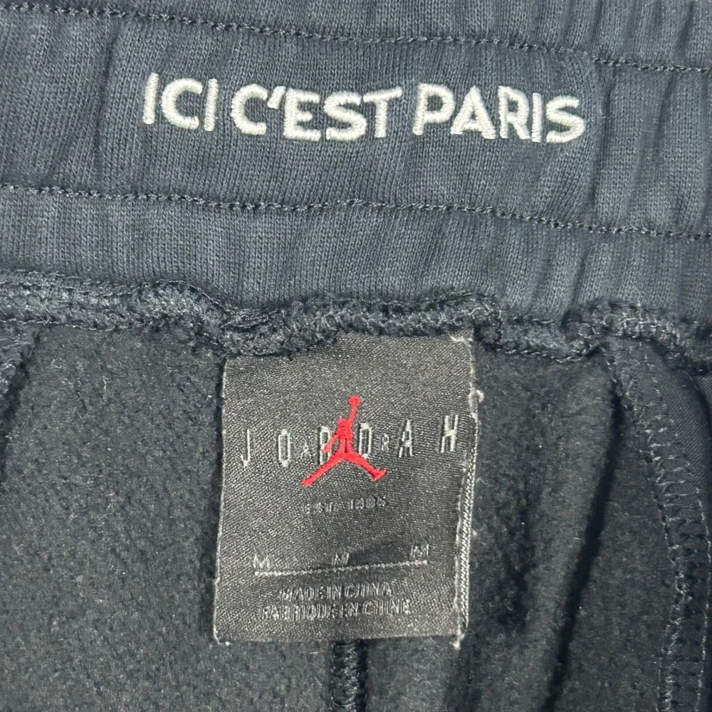 Jordan PSG‎ Paris Saint Germain Sweatpants Mens Medium Black Nebula Joggers